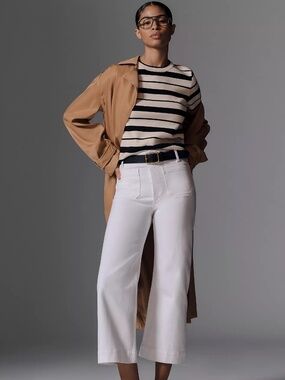 The Colette Crop Wide-Leg Jeans by Maeve - Size 29